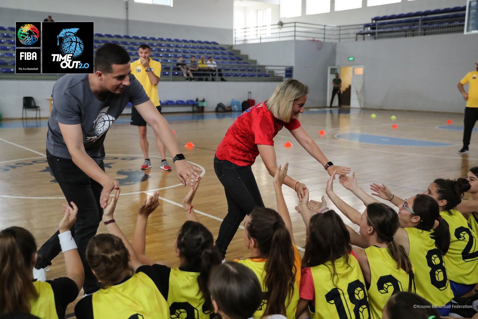 Programi FIBA Time Out 2.0 i ndihmon Rugovës të kryesojë me sukses organizimin e Kampit Nacional të FBK-së